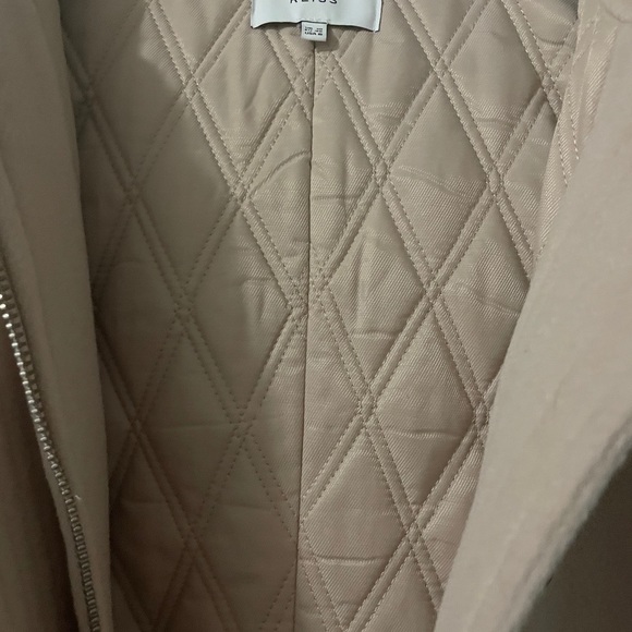 Reiss blush pink wool jacket - Picture 3 of 5